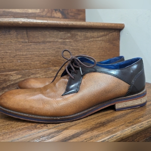 TED BAKER Men's Tan Fussel dress Shoes Sz 11 - Picture 7 of 13